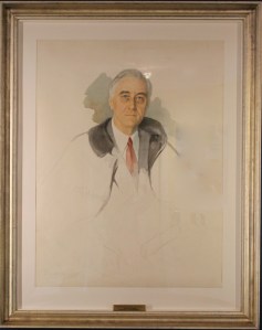 Unfinished portrait of FDR