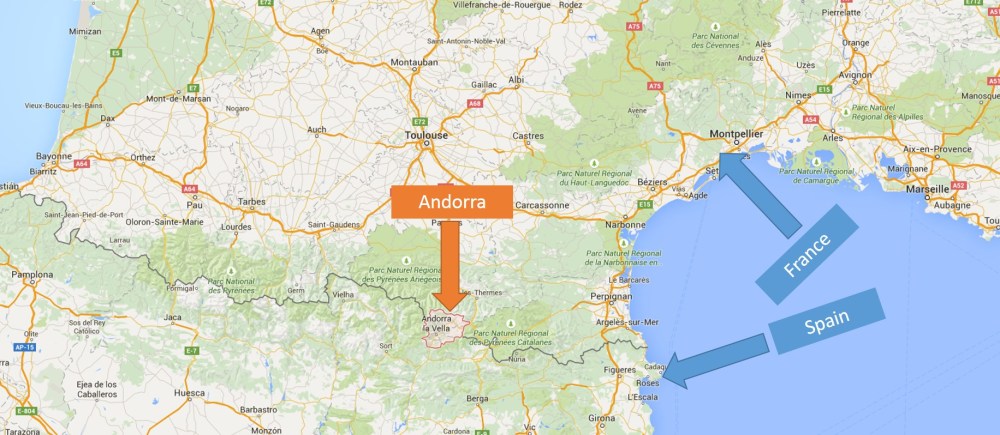 Andorra Map